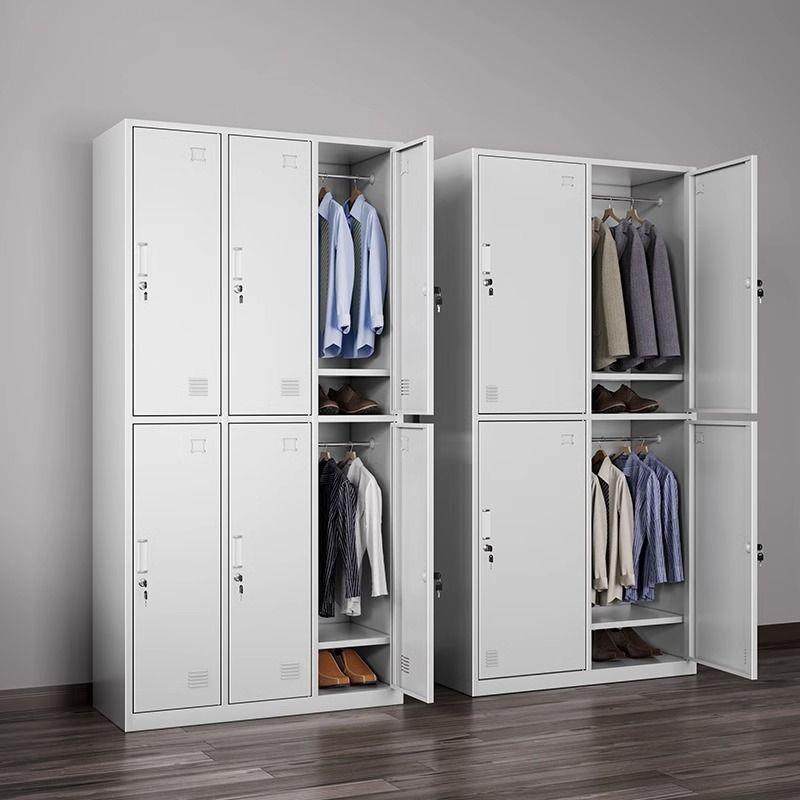 钢制健身房浴室四门更衣储柜工柜子宿舍六门铁皮物带柜锁更衣柜换,商业/办公家具,办公储物柜,淘宝优惠券,粉丝福利购,淘宝优惠卷