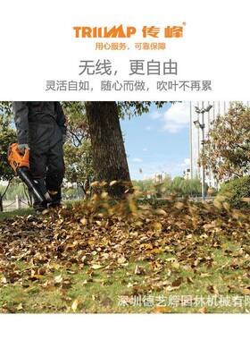 传峰58V手提大693功率吹充电式工业风机马路吹树叶雪吹锂鼓电动风