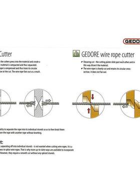 Geore吉多瑞钢缆剪线钳8320200JL(2-788799)现UIWd货