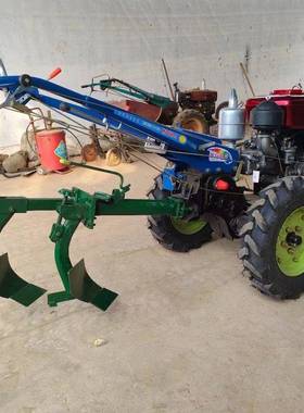 坐轮拉TYD货运输手扶1拖拉机8两马力柴油电启动手扶开沟机乘式旋