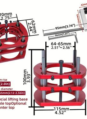 工专用电木铣升降装底座修边机小锣机倒木角开槽倒榫94671开铣台