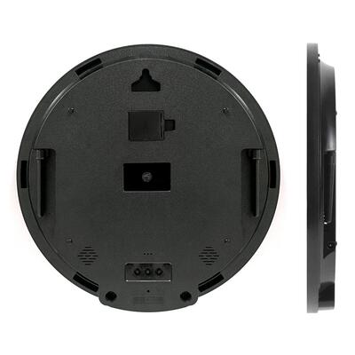 柯基宠物狗简客厅挂钟DZA-0069电子多功能家用钟约带时温静度湿度