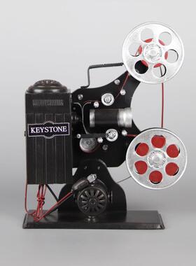 老式放映机模具型080年代怀旧老7式物件复道摄影橱829窗装古饰摆