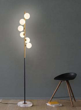 简约后现代饰工程28819软装灯落客厅室个卧性魔豆分子玻璃装大理