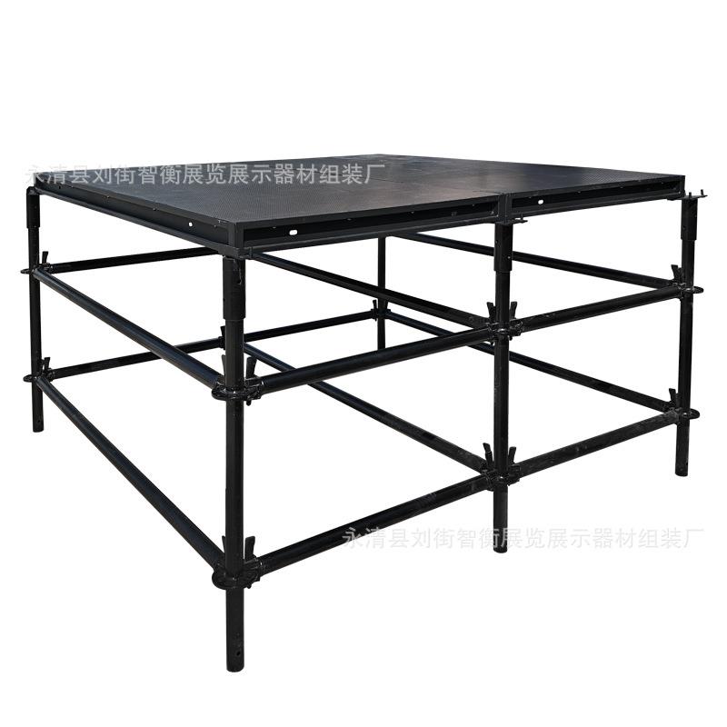 钢铁雷亚演唱会舞台桁架灯光架活动折叠看台婚庆快装T台活动架子