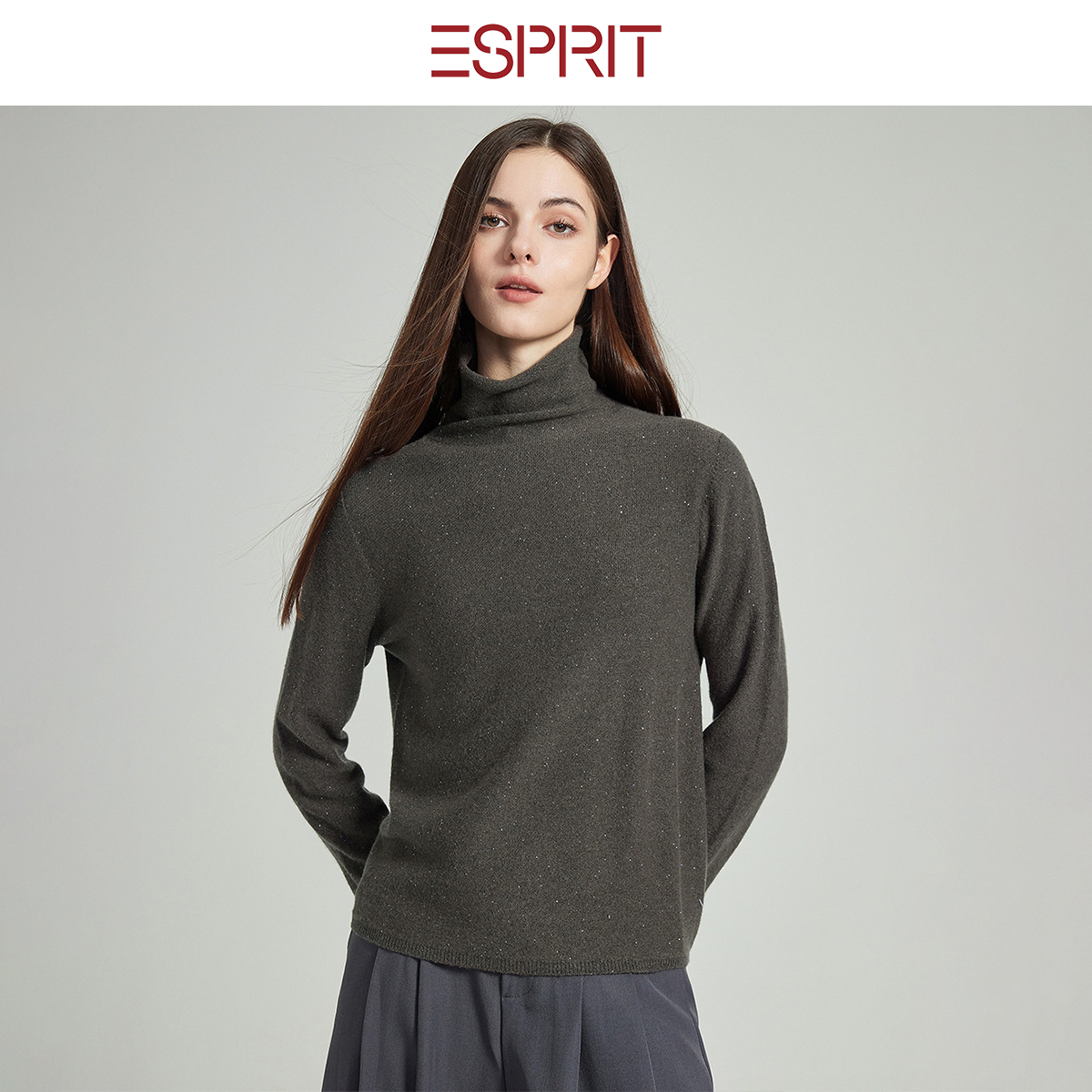 ESPRIT/埃斯普利特老钱风毛衣