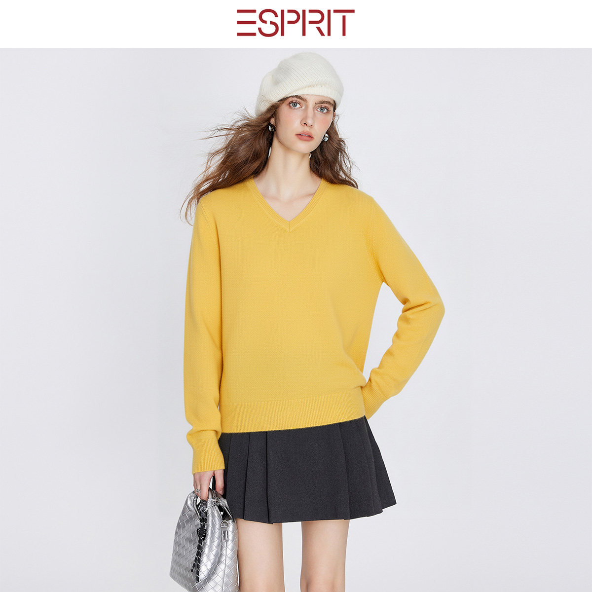 ESPRIT/埃斯普利特100%纯羊绒衫