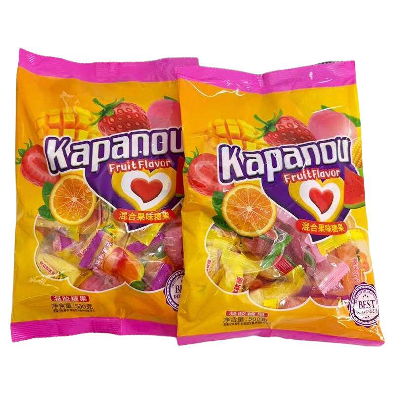 水果夹心混合软糖果玉米马来西亚俄罗斯风独立包装旗舰店年货零食