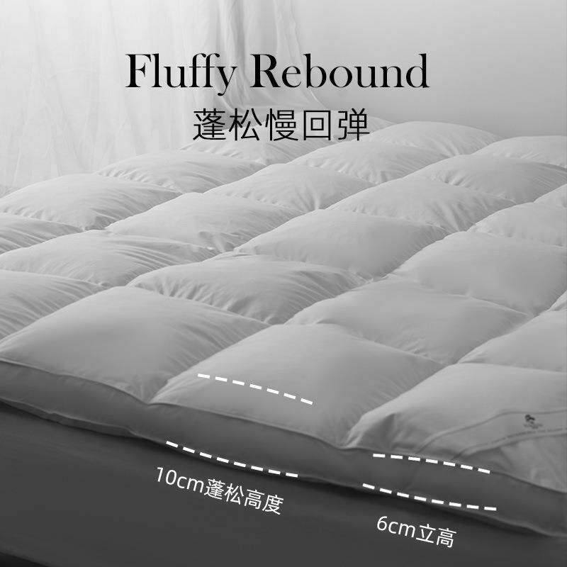 羽季绒床垫五冬酒店白06795366鹅绒床褥垫软单垫人羽绒褥子秋加厚
