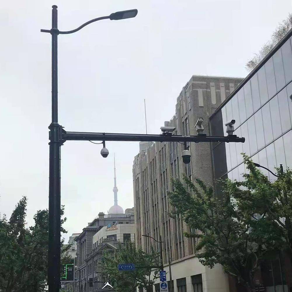 源头工能厂路灯交通志监综合共杆智慧灯标杆充电桩多功控综合杆一