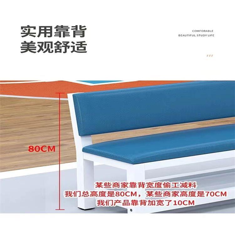 包靠背皮软椅理发店诊所等候椅子房球馆健身美发店休息区长OWT条