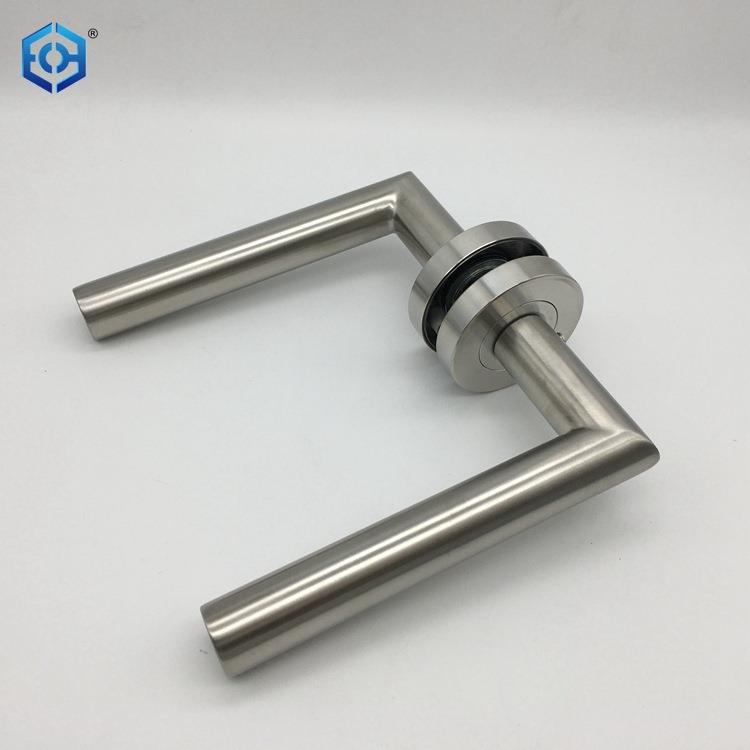 不璃锈门把手玻钢门房ECH-043-门柜木门把手橱直角分体式把手浴室