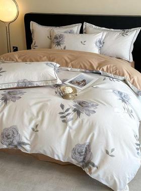 25新款全棉2LYB四件套103376纯棉印四件花套