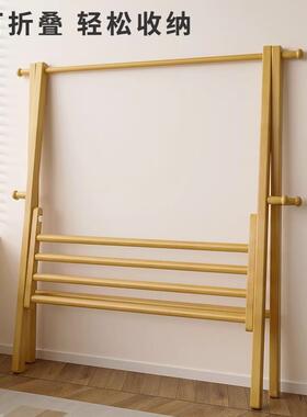 衣架落地卧室挂型衣架衣帽架间房小挂衣服的架子置架开86635放物