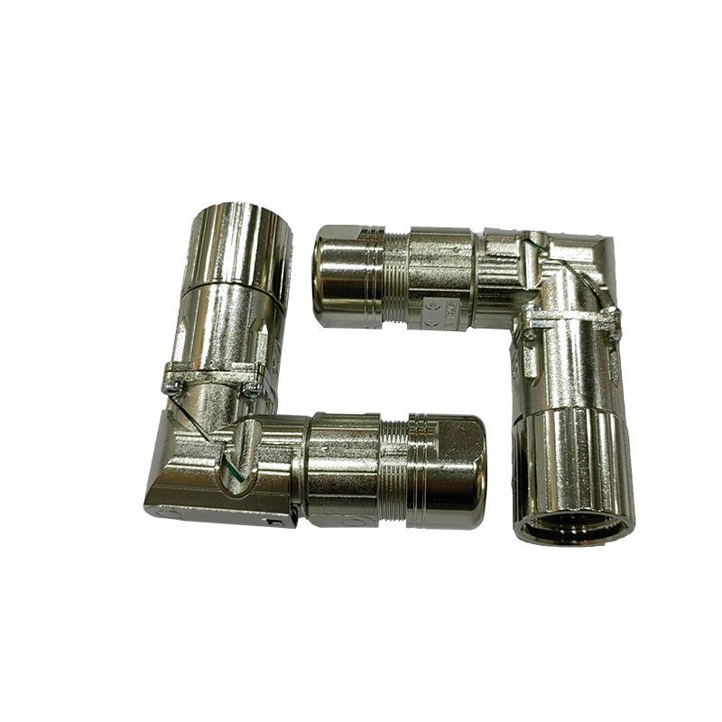 TE弯头MD23连接器923插头动服力ELN接头6芯8芯9芯航空插头伺电机B