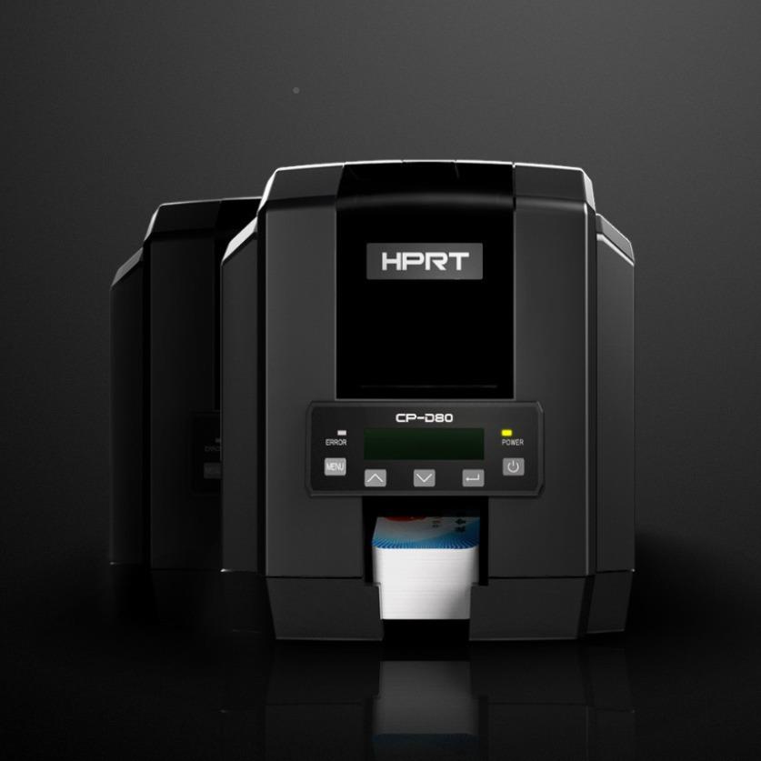 汉EHXP印CD80功多能彩色证-卡打印机