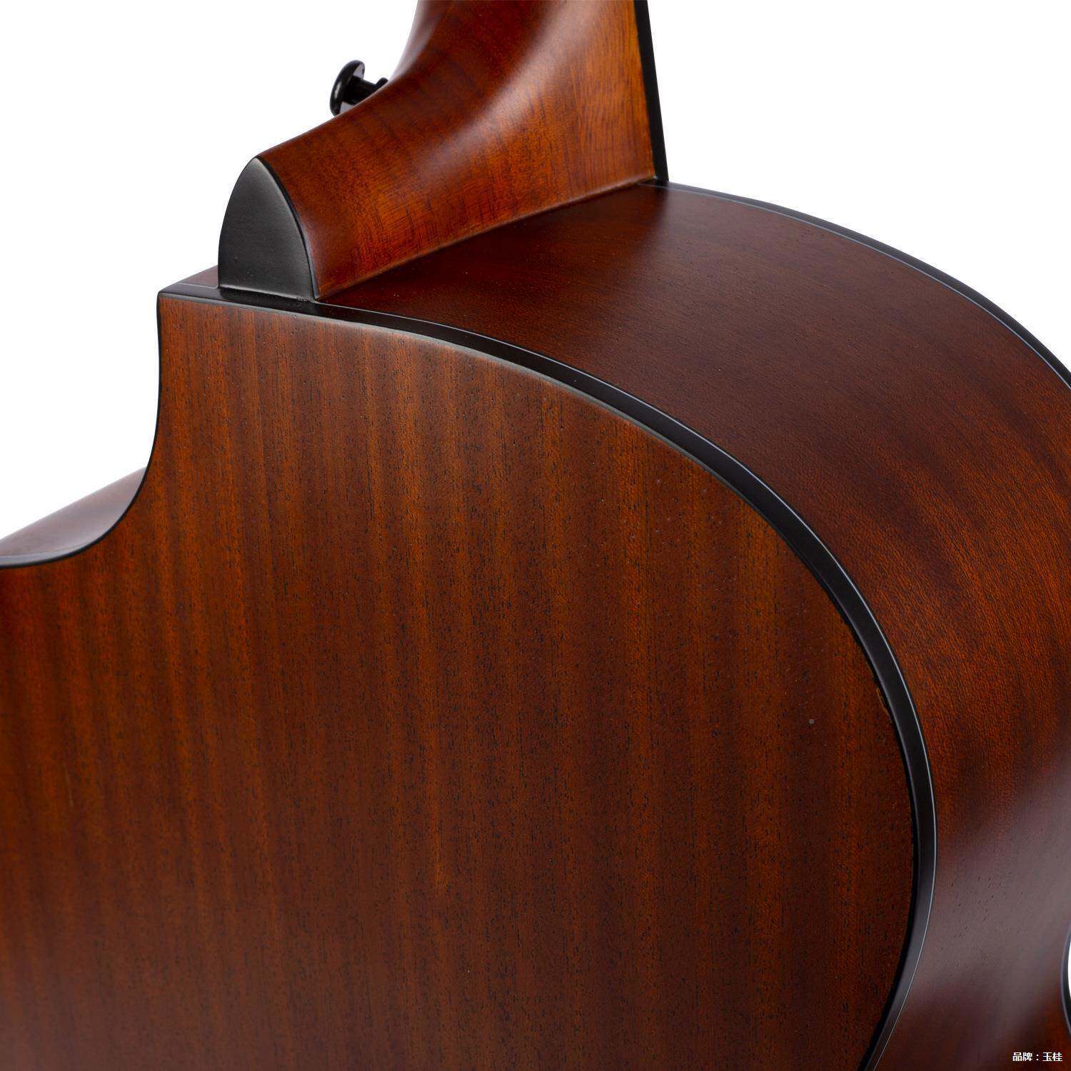 4他1寸单板民谣吉他哑光云杉木面ZBK单木吉学生门guita入r乐器工