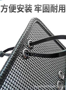 10-1刚3霸道金防护虫网普拉多4147中网合LED灯小黄灯防网改装专用