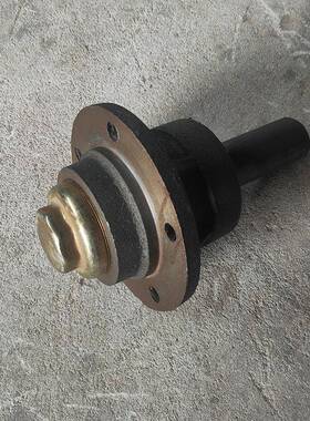 五孔加轮厚毂轴头半轴平板车54126牵引马车车配件钢推圈半带轴