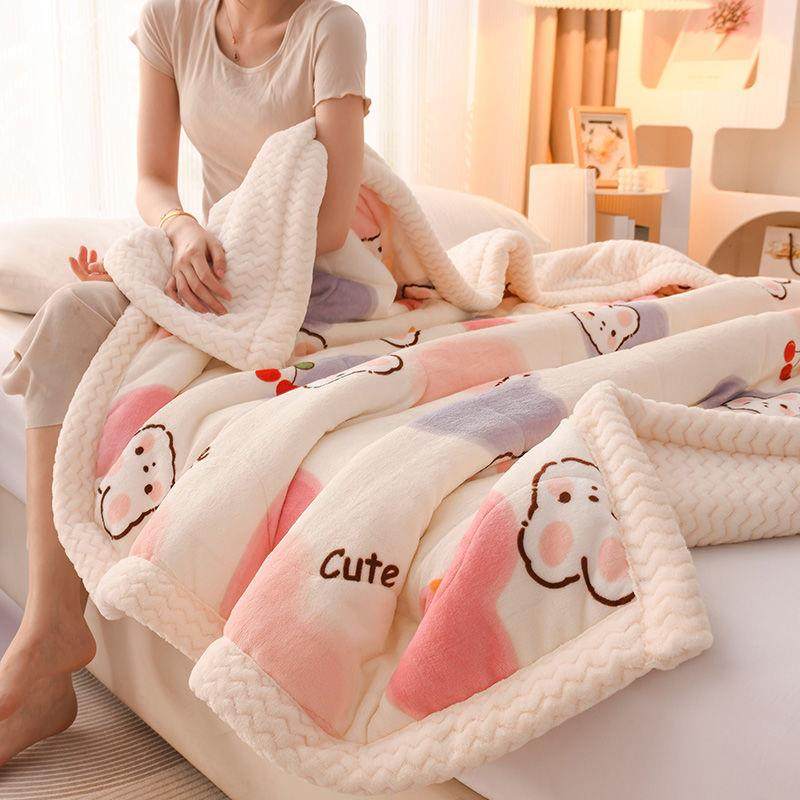 儿童毛毯季厚冬婴儿被IZP子小毯子办公室午睡毯珊瑚绒加宝宝盖冬,婴童用品,毯子,淘宝优惠券,粉丝福利购,淘宝优惠卷