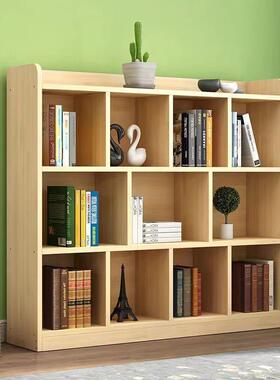 实木书柜架落地书置物URU架简约收纳柜用木玩具柜家客厅书房组合