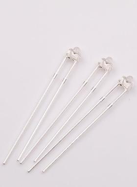 工厂f1.8一字小L蝴蝶灯珠红翠绿IDX蓝白黄橙色1.8MME长型脚高亮D