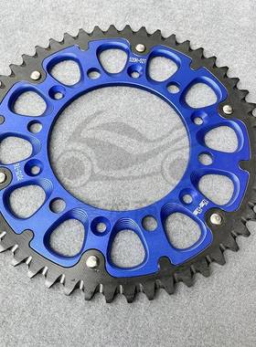 越野车52250齿合大链盘轮极盗者金RT4T6K6亚翔CF战狼装钢包铝改牙