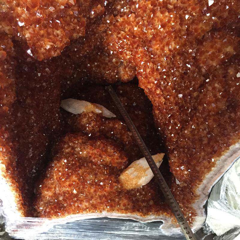 天然西黄晶洞摆件石摆件店铺原招财风水摆巴件公司摆件DHD企业