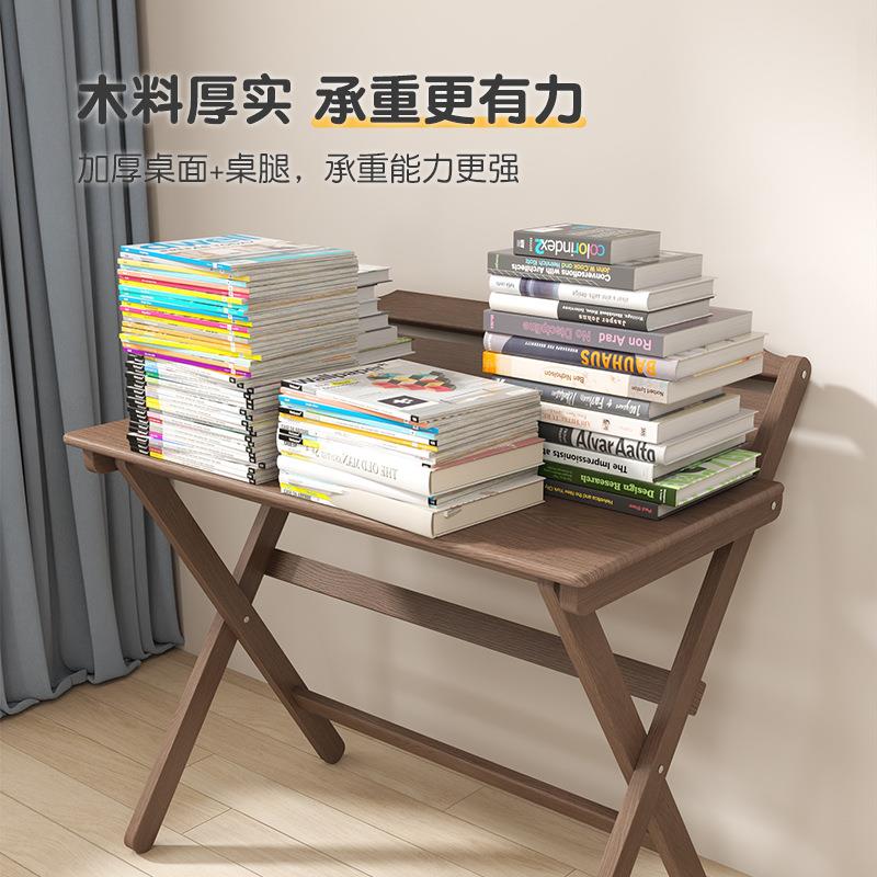 小学桌生用简易DFT子小床户型边写字桌卧室家新品实木折叠书桌儿