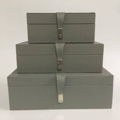 厂家样摆板VXA房店件装饰盒现代酒简收约纳盒摆件