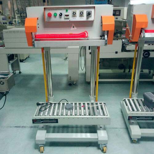 QLF-700气动瞬NWY热封口机立双式多能薄膜铝箔功A塑料袋面加热塑