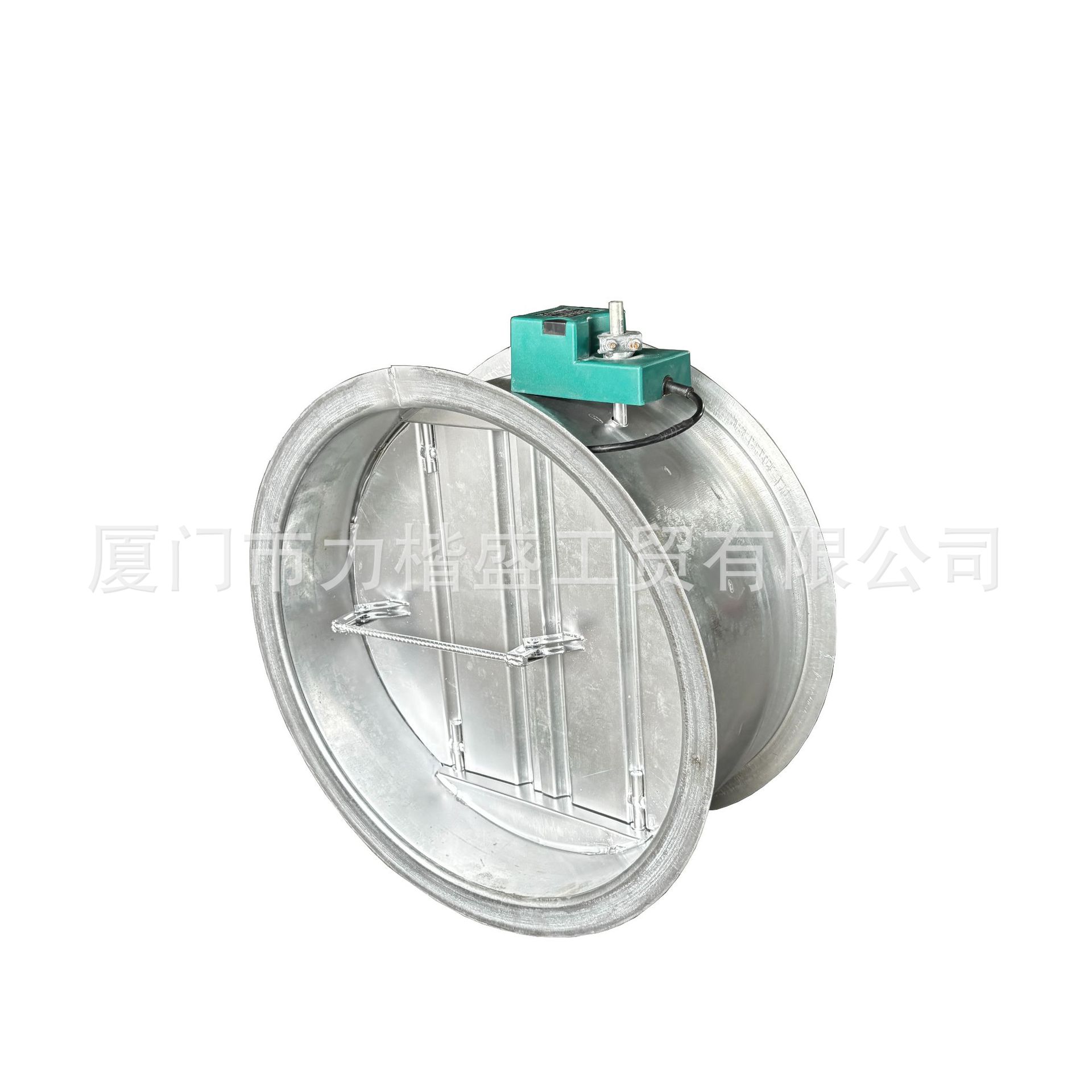 电动风管多叶对开法兰风阀220V