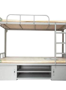 学校上下铺带柜子约出双层床简床工BWM厂员工铁架加厚宿舍床租屋