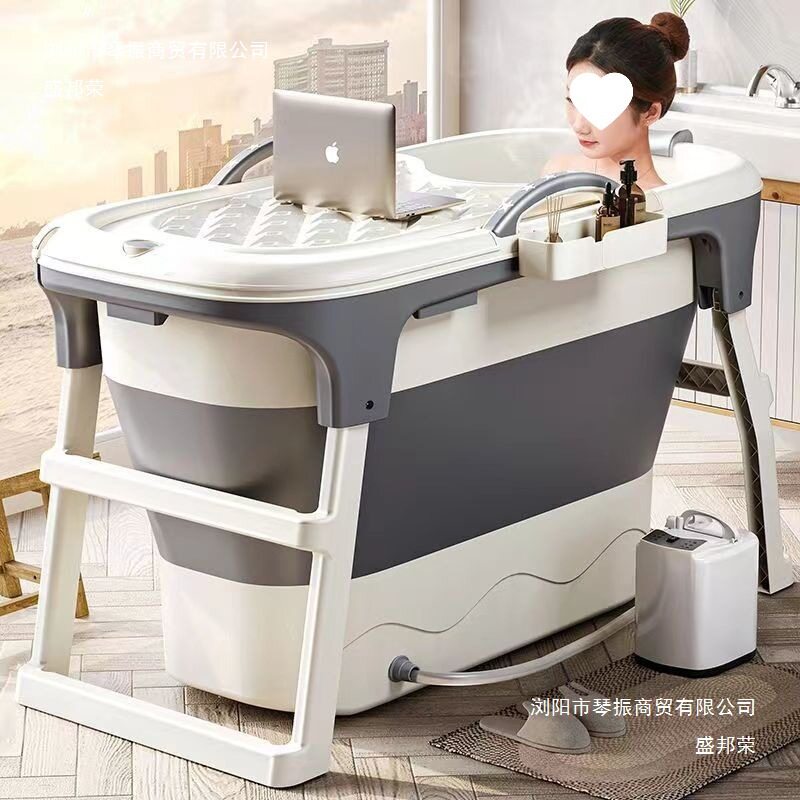 可折叠泡澡桶大人全身洗澡桶儿童沐浴筒家用大号汗蒸浴盆浴保温新