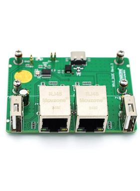 莓派Zero/W/2W双JWZ网口扩板单网络千兆以树太网2W转3B展形态