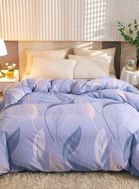 韩系风全被套单件10QLQ棉加厚磨200x毛2300双人被罩学生宿舍床上