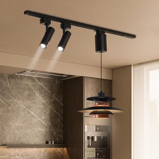 扇复新款中古H风轨道风灯古胡桃木561色餐桌吧台可升降可移位P5吊