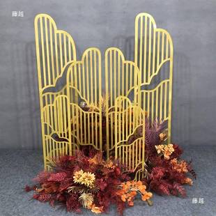 新款婚庆道具中式角亭凉小屋路引婚亭礼布置舞台喜摆件迎六LGT宾