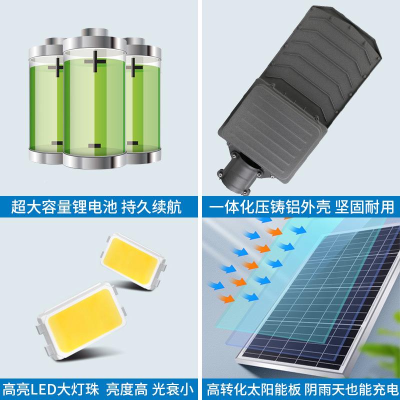 太阳能灯4广角照明灯家无品牌/用庭院新农村亮化工灯6米道灯面路