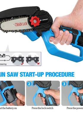 单电手锯锂NMT电电链锯伐木修枝园林充电便式携迷你多功能动锂电