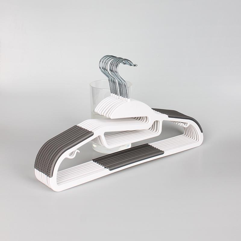 50个装套用干两用塑料衣架湿ZAI防滑工厂直发塑料衣家架现货