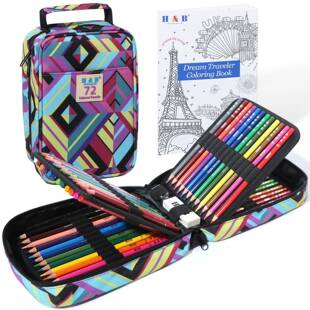 油性彩色铅笔套装72色120色180色彩色画笔包专业美术绘画套装