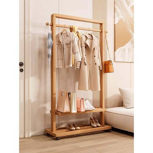 挂衣架落地衣帽架宿舍房间客厅新名宿转角置衣架可移动多功能新品
