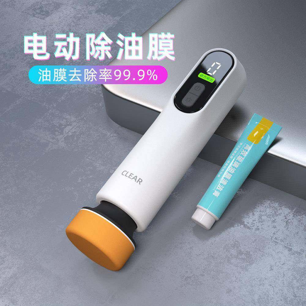 玻璃油膜清洁剂汽车前后挡玻璃去除膏车窗油污净无线油膜宝机器