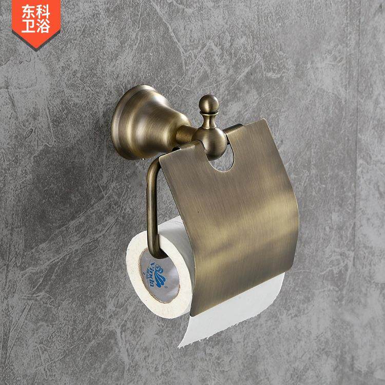 7750-AB青古色厕所架纸巾盒仿古卷纸架欧式纸巾架浴室五金挂件