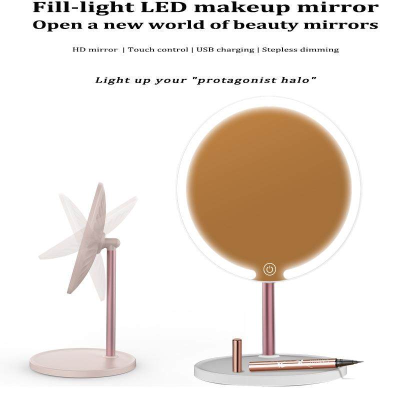 化妆镜led带灯金属支架台式学生宿舍梳妆镜桌面家用镜子充电式,机械设备,其他机械设备,淘宝优惠券,粉丝福利购,淘宝优惠卷