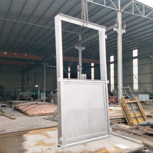 河道闸门暗杆不锈钢电动插板闸门定轮滑块钢制闸门不锈钢焊接闸门