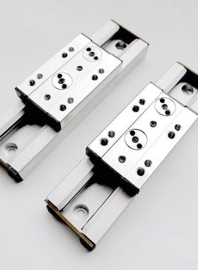 双轴心导轨滑块通用导轨支撑SGR253510内置双轴心滚轮直线导轨