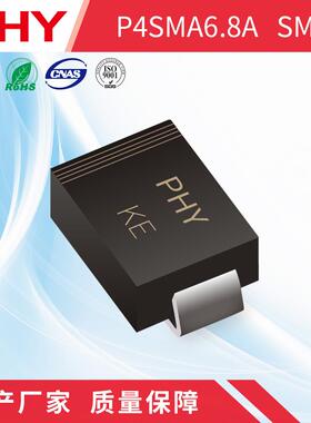 P6SMB6.8ATVS瞬变贴片二极管SMB(DO-214AA)封装原厂现货
