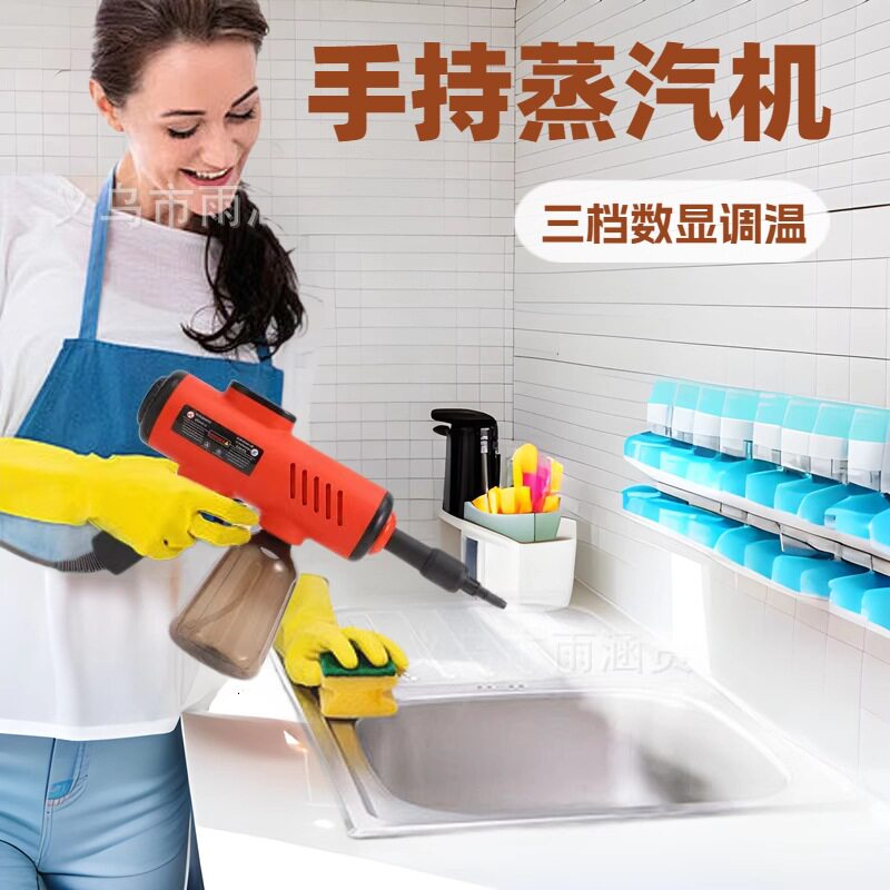 数显手持式蒸汽清洁机高温高压蒸汽清洗机厨房油烟车用喷汽机跨境